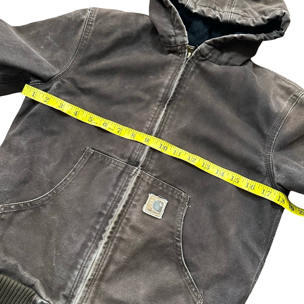 Carhartt Kids Brown Hooded Jacket - Picture 8 of 9